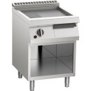 KBS Gas-Grillplatte aus Edelstahl 2/3 glatt + 1/3 gerillt...