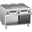 KBS Gas-Grillplatte aus Edelstahl 2/3 glatt + 1/3 gerillt...