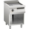 KBS Elektro-Grillplatte aus Edelstahl 2/3 glatt + 1/3 gerillt 7,5kW 2 Heizzonen