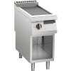 KBS Elektro-Grillplatte gerillt aus Edelstahl 7,5 kW 1 Heizzone offener Unterbau