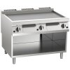 KBS Elektro-Grillplatte glatt aus Edelstahl 22,5 kW 3 Heizzonen offener Unterbau
