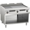 KBS Elektro-Grillplatte aus Edelstahl 2/3 glatt + 1/3 gerillt 22,5 kW 3 Heizzonen