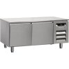 KBS Snack 1270 Kühltisch mit abnehmbarer Arbeitsplatte und 2 Schubladen