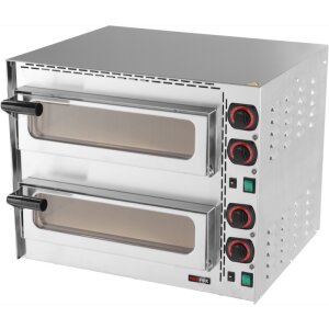 KBS Pizzaofen Snack 2 für 2 Pizzen ø35cm elektro 2,0 kW