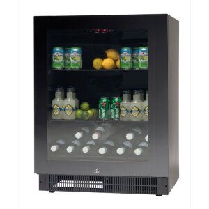 NordCap Glastürkühlschrank M 95 BLACK