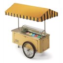 NordCap Speiseeiswagen CARRETTINO SCHWARZ