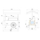 NordCap Speiseeiswagen CARRETTINO SCHWARZ