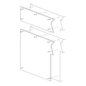 Zanussi  Seitenblenden (2 Stk.)