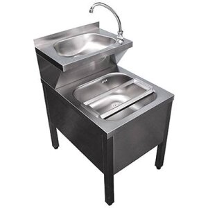 AFG Spültisch 1800 x 700 - 2 Becken rechts