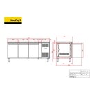 NordCap COOL-LINE Kühltisch KTM 3-3T GN 1/1