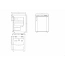 NordCap COOL-LINE Tiefkühl-Lagerschrank RN 200 GL