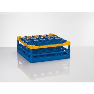 Winterhalter Glaskorb Kunststoff Größe L 25 Gläser, GH 160 mm, gelb