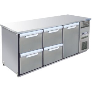 Hagola Kühltheke Neptun 2100 rdd mit glatter Arbeitsplatte