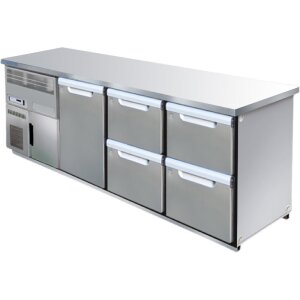 Hagola Kühltheke Berlin 2500 rrd mit glatter Arbeitsplatte