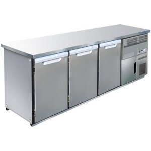 Hagola Kühltheke Berlin 2500 ddd mit glatter Arbeitsplatte