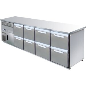 Hagola Kühltheke Herkules 3050 rrrr mit glatter Arbeitsplatte