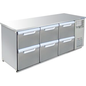 Hagola Kühltheke Wien 2100 rrr mit glatter Arbeitsplatte
