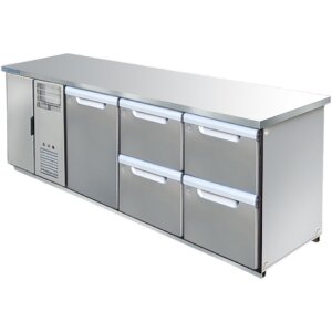 Hagola Kühltheke Rom 2500 rrd mit glatter Arbeitsplatte