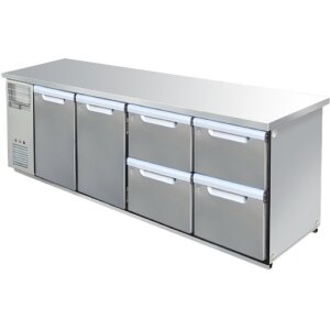 Hagola Kühltheke Prag 2650 rrdd mit glatter Arbeitsplatte