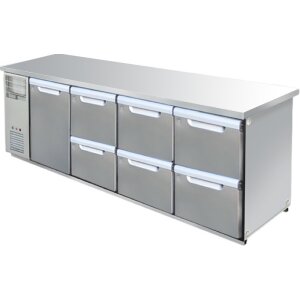 Hagola Kühltheke Prag 2650 rrrd mit glatter Arbeitsplatte
