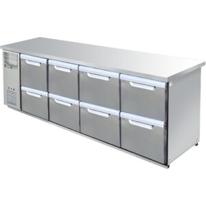 Hagola Kühltheke Prag 2650 rrrr mit glatter Arbeitsplatte