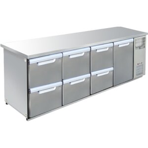 Hagola Kühltheke Prag 2650 rrrd mit glatter Arbeitsplatte