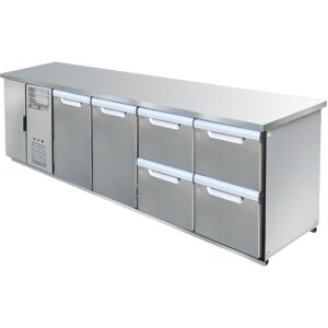 Hagola Kühltheke Paris 3050 rrdd mit glatter Arbeitsplatte