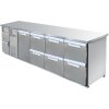 Hagola Kühltheke Paris 3050 rrrd mit glatter Arbeitsplatte