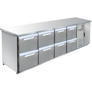 Hagola Kühltheke Paris 3050 rrrr mit glatter Arbeitsplatte