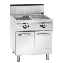 Bartscher Gas-Standfritteuse, 2 Becken