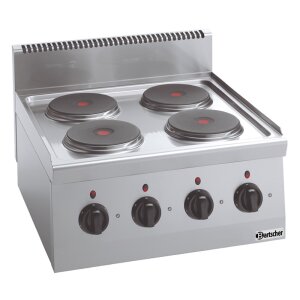 Bartscher Elektroherd 600, B600, 4PL, TG