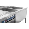 Bartscher Spülcenter 700, B1600 2 Becken RE