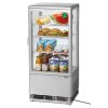 Bartscher Mini-Kühlvitrine 78L, silber