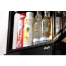 Bartscher Mini-Kühlvitrine 78L, schwarz