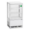 Bartscher Mini Kühlvitrine 58L weiß