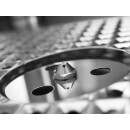 Hagola Schanktischabdeckung 3050 x660 - 2 Becken links mit Hochkantung und Gläserdruckspüler