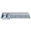 Hagola Schanktischabdeckung 3050 mm - 2 Becken links mit Hochkantung