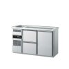 CHROMOnorm Getränketheke, 1 Becken links, 2 Zügen 1/2, 1 TÜR