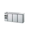 CHROMOnorm Getränketheke 1 Becken links, 3 TÜREN