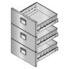 KBS Schubladensatz 3 x 1/3 für Getränketheke