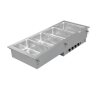KBS Einbau Bain Marie 3x GN 1/1 mit getrennt regelbaren Becken