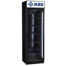 KBS Glastürkühlschrank FLK 365 schwarz