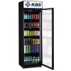 KBS Glastürkühlschrank FLK 365 schwarz