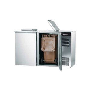CHROMOnorm Abfallkühller mit 2 Türen, 2 x 120 L, zentralgekühllt