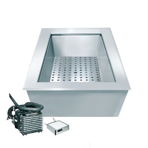 Hagola Kühlwanne Basel für GN 4/1 steckerfertig mit Schnellkupplung und Lochplatte fest